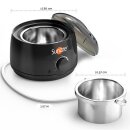 BLACK SET with heater & waxpearls 1kg