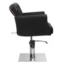 Haarsysteem kappersstoel ber 8541 zwart