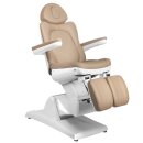 Electric beauty bed azzurro 870s pedi 3 motors cappuccino
