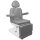 Electric beauty bed azzurro 708a 4 motors grey