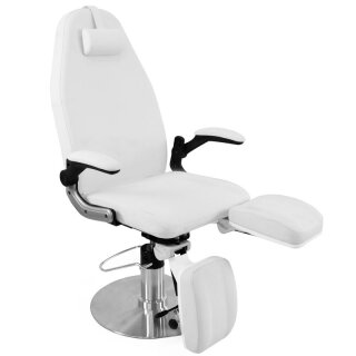 Hydraulic podiatry cosmetic bed azzurro 713a white