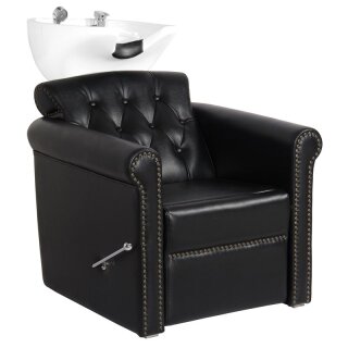 Gabbiano hairdressers washbasin berlin lux black