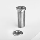 Magnifying lamp handle tube inox
