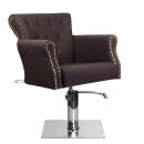Haarsysteem kappersstoel ber 8541 bruin