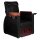 Foot care chair pedicure spa with back massage function azzurro 101 black