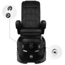 Foot care chair pedicure spa as-122 black with massage function