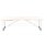 Folding massage table aluminum comfort 2-part cream
