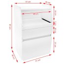 Cabinet azzurro midi 970 white +