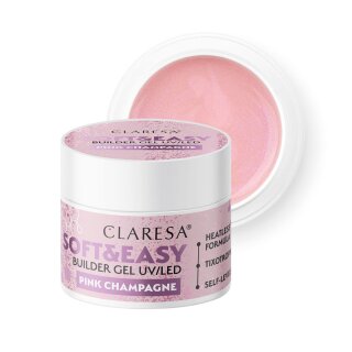 Claresa Aufbaugel Soft&Easy Gel rosa champagner 45g
