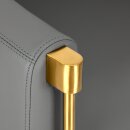 Gabbiano hairdressing chair Burgos Gold Gray