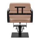 Gabbiano hairdressing chair Porto-BM black beige