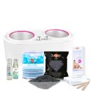 Sunzze Profi Double wax heater with warm wax, wax pearls,...