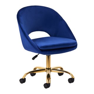 4Rico Drehstuhl QS-MF18G marineblau