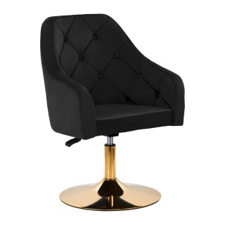 4Rico Drehstuhl QS-BL14G schwarz