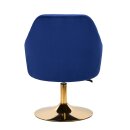 4Rico Drehstuhl QS-BL14G marineblau