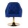 4Rico Drehstuhl QS-BL14G marineblau