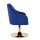 4Rico Drehstuhl QS-BL14G marineblau