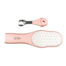 Foot grater rose gold metal blade + steel rasp ff-201