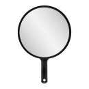 Kappersspiegel rond met handvat q-35