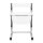 Height-adjustable foot bath for pedicure chrome