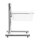 Height-adjustable foot bath for pedicure chrome