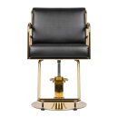 GABBIANO BARBER CHAIR PRATO GOLD - BLACK