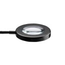 LED MAGNIFIER SNAKE RING FOR DESK BLACK
