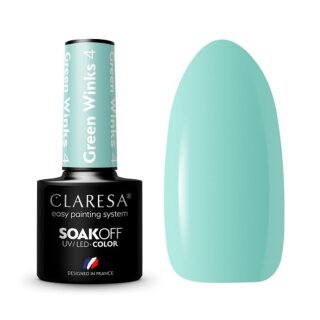 CLARESA Hybride Vernis GREEN WINKS 4 -5g