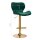BAR STOOL QS-B15 GREEN VELVET