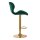 BAR STOOL QS-B15 GREEN VELVET