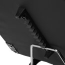 Cosmetic chair 557A with shelves black