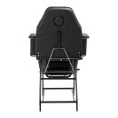 Cosmetic chair 557A with shelves black